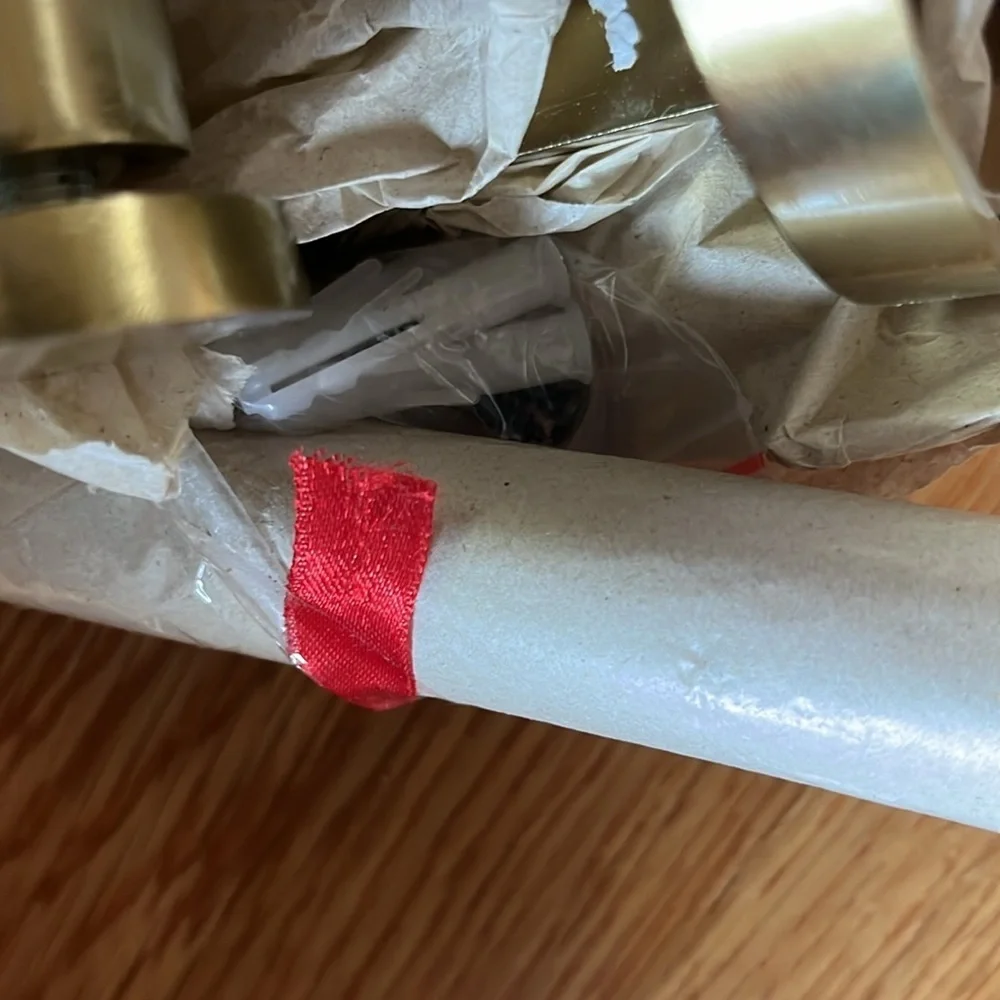 Anthropologie Bridgette Curtain Rod 24-48” NIB Set of 2